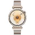 watch gt6 cassa 41mm in acciaio inossidabile e cinturino oro. compatibile con ios e android. fino a