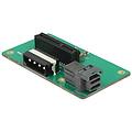 - adattatore sff-8643 > pcie x4 con piastra di fissaggio colore nero /verde