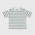 t-shirt in jersey da bambino blu taglia 12m
