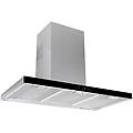 cappa decorativa dlh 1186 t 110 cm a+ inossidabile/nero
