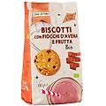 biscotti con fiocchi d'avena e frutta bio 350 grammi
