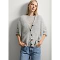 - cardigan grigio con bottoni donna grigio chiaro taglia xs
