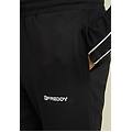 pantaloni sportivi regular in interlock elasticizzato jet black uomo extra large