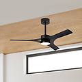 ventilatore da soffitto thai nero con motore dc silenzioso ø 122cm cct