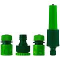- set con irrigatore dritto raccordi attacco rubinetto da 1/2''-3/4''.