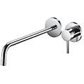 miscelatore lavabo ad incasso con bocca l. 248 mm serie light lig007cr70 cromato ottone