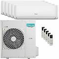 condizionatore hi-comfort 2025 penta split 9000+9000+9000+9000+12000 btu inverter wifi unità