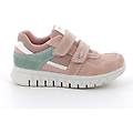 sneakers gore-tex da bambina rosa e beige con strap taglia 38