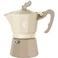 caffettiera colorata 3 tz alluminio design italiano alta qualità valvola anticalcare