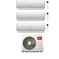 climatizzatore condizionatore inverter trial split elite f2 serie sn f2s0 9+9+18 con mt2730 wi-fi