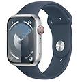 watch series 9 45 mm digitale 396 x 484 pixel touch screen 4g argento wi-fi gps (satellitare)