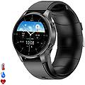 smartwatch p50 con pompa d'aria e pallone per il test della pressione sanguigna reale. termometro