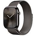 watch series 10 serie 10 gps + cellular 46mm cassa in titanio color ardesia con loop in maglia