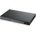 gs1900-24hp gestito gigabit ethernet (10/100/1000) 1u nero