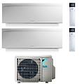 climatizzatore condizionatore dual split inverter serie 3 ftxj r-32 emura iii bianco bluevolution