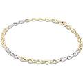 bracciale uomo in oro giallo e bianco mlp080gb21