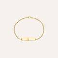 bracciale con targhetta holy oro giallo collezione holy oro giallo