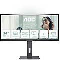 Aoc Monitor 34 Led Va Curvo Cu34p3cv 3440x1440 Uwqhd Tempo Di Risposta 4 Ms