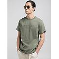 t-shirt girocollo con stampa lettering