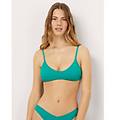 bralette del costume con coppe estraibili in fish tale essentials / verde smeraldo / 5 verde