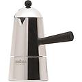 caffettiera 'carmencita classic' di in alluminio con manico e pomolo nero in nylon 1 tazza