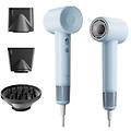 asciugacapelli se 105000 rpm 21m/s 200m ioni led 4 colori 59 db blu chiaro