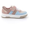 sneakers gore-tex da bambina rosa e celeste con strap taglia 27