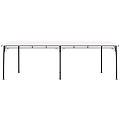 - tenda parasole da giardino 6x3x2 55 m crema