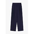 pantaloni ampi con vita alta