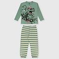 pigiama in jersey da bambino verde taglia 6