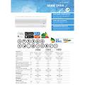 climatizzatore over 12000 btu inverter monosplit in r32 d. over12w in a+++ wifi integrato