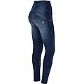 jeans push up wr. up vita alta superskinny denim navetta ecologico dark jeans-seams on tone donna