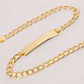 bracciale con targhetta l'homme or oro giallo collezione l'homme or oro giallo