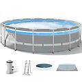 prisma frame clearview 26722np &oslash;427x107 cm piscina rotonda
