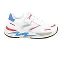 sneakers da bambino bianco con strap taglia 24