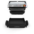 gc714d optigrill+ griglia a contatto con vaschetta 2000 watt 6 programmi preimpostati funzione