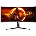 gaming cu34g2xp wqhd curved monitor da 34 pollici 180 hz freesync prem. hdr400 (3440x1440 1ms gtg