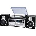 toccasdischi tt 1072 traccia diretta semiautomatico nero argento 33/45/78 rpm giratorio