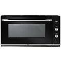 nsm 90 mx forno 87 l 3050 w nero acciaio inox trasparente