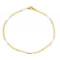bracciale uomo in oro giallo e bianco mmz005gb21