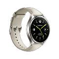 Xiaomi Orologio Smartwatch Watch 2 Titanium Grey Con Cinturino In Pelle Bianca