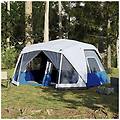 - tenda famiglia con led 10 persone blu chiaro a rilascio rapido