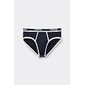 slip uomo in cotone superior con logo uomo blu taglia 3