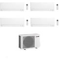 climatizzatore quadri split linea plus msz-ay vgk 9+9+9+18 con mxz-4f72vf inverter r-32 wi-fi classe