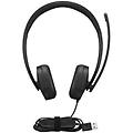auricolari 4xd1p83425 con cavo usb-a cancellazione rumore microfono boom nero