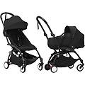 duo passeggino yoyo&sup3; con bassinet e 6+ black black black black