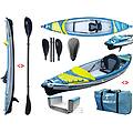 bic sport canoa gonfiabile air breeze full hp 1 107183 + pagaia pro carbon-4 div. in 4 parti / bic