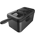 friggitrice tradizionale cleanfry luxury 3000 3. 2l 2400w acciaio nero 5 programmi