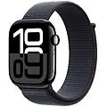 watch series 10 gps 46mm oled nero azabache loop sportivo tinta taglia unica ip6x wr50