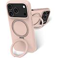 cover iphone 17 pro sabbia rosa con kickstand magsafe